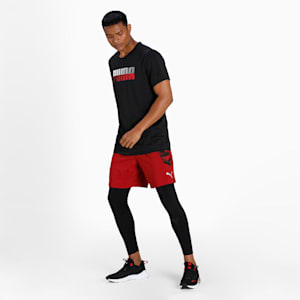 Run Graphic 7" Men's Running Shorts, Intense Red-Urban Red